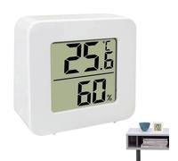 Moniteur d'humidité, mesure de température ambiante - Petit compteur électronique précis pour cave, camping-car, chambre de bébé, congélateur, sous-sol et poulailler