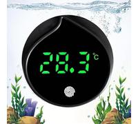 Moniteur numérique de température de l'eau Double unité Moniteur de | Accessoires de bac à poisson de précision pour eau salée Aquariums d'eau douce Intérieur Chambre Axolotl Tortue Betta