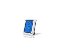 Moniteur numérique de température et d'humidité d'intérieur, hygromètre, thermomètre avec écran tactile lcd rétroéclairé pour le bureau et la maison