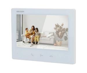 Moniteur pour Vidéophone Hikvision DS-KH7300EY-WTE2/White 7" Tactile TFT