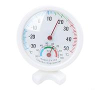 Moniteur Température Humidité Plage -30°C à 50°C pour précis | Plastique résistant, design compact 75mm, usage intérieur extérieur, épuré, longue durée