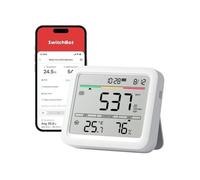 Monitor de Calidad del Aire SwitchBot Mediator Pro CO2 Display 6-en-1 Precisión Alta App Alarma