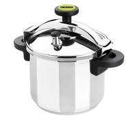 MONIX Classica Cocotte Minute Tradionnelle 10 Litres, Acier Inoxydable 18/10, Compatible Toutes Sources de Chaleur Induction Incluse