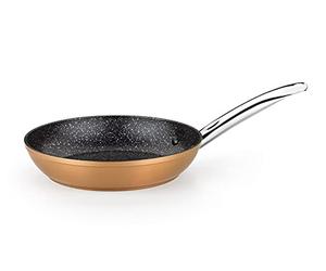 Monix Cooper | Poêle 26 cm, Aluminium Forgé | Revêtement Antiadhésif Quantanium sans PFOA, Compatible Tous Feux y Compris Induction, Cuivre