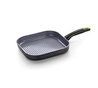 Monix Eco Nature | Grill en Aluminium Forgé Recy ramique Antiadhésive Renforcée, Tous Feux Dont Induction, 28 cm