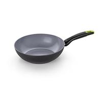 Monix Eco Nature | Wok en Aluminium Forgé Recy ramique Antiadhésive Renforcée, Tous Feux Dont Induction, 28 cm