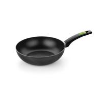 MONIX Green | Sauteuse 28 cm, aluminium forgé | Compatible tous feux dont induction, manche en bakélite thermorésistant