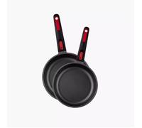 MONIX In-Out | Lot de 2 poêles 20-24 cm, aluminium, pleine induction, sans PFOA, antiadhésives, tous feux dont induction