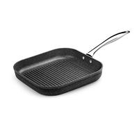 Monix Mineral | Gril Carré 28 cm, Aluminium Forgé, Revêtement Antiadhésif Quantanium sans PFOA, Compatible Tous Feux Y Compris Induction