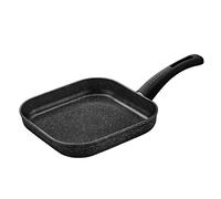 Monix Mineral | Gril Carré sans Rainures 24 cm, Aluminium Forgé, Revêtement Antiadhésif Quantanium sans PFOA, Compatible Tous Feux Y Compris Induction