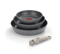 Set de 3 poêles avec manche amovible One Click Pietra