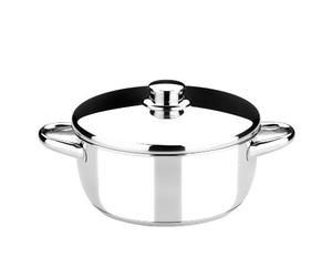 MONIX Optima | Faitout 30 cm avec Couvercle en Acier Inoxydable 18/10