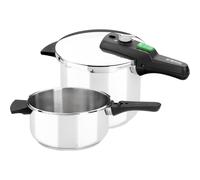 Monix Quick Series Ensemble de casseroles rapides 6+4 litres en acier inoxydable