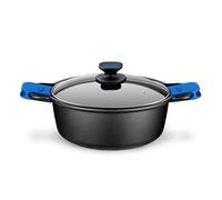 MONIX Solid+ | Faitout Haut 24 cm, Fonte D'Aluminium avec Antiadhésif Innovations sans PFOA, Compatible Toutes Sources de Chaleur Incluse Induction