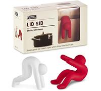 Monkey Business Lid Sid: Ouvre-Couvercle Casserole Résistant à La Chaleur, Garde-Couvercle Anti Débordement, Gadgets Cuisine & Accessoires