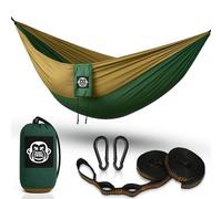 Monkey Swing Hamac ultra léger I Très confortable I accessoires compris I portable siège pour jardin, camping, voyage, plage, forêt, loisirs (275 x 140 cm)