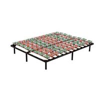 Sommier à lattes ergonomique avec plots de soutien 160x200 cm avec pieds - MON MOBILIER DESIGN - KEPT