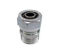 MonMobilierDesign Lot de 1_Raccord PER mâle 1/2" x Ø16 à compression