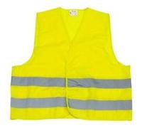 MonMobilierDesign Lot de 2_Gilet jaune deux bandes réfléchissantes Jaune G