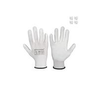 MonMobilierDesign Lot de 5_ROTA Gants de bricolage multi-usages et jardinage T.10 Blanc
