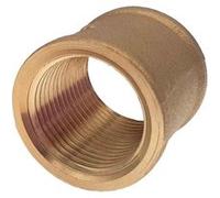 MonMobilierDesign Manchon en laiton sphérique femelle à visser Ø 1/2" - lot de 5 G