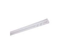 MonMobilierDesign SIMI Rail de plafond tringle en PVC pour rideaux à crochets Blanc Monorail droit 360 cm