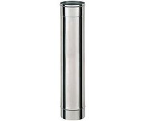 MonMobilierDesign TI1000 Conduit simple paroi pour bois fioul longueur 100 cm Ø200 - à l'unité Inox G
