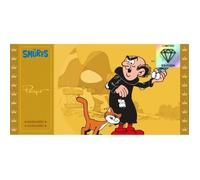 Monnaies et billets - Billet de collection CK Golden Ticket Les Schtroumpfs (Gargamel et Azraël) -