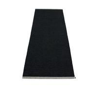 Mono Plastique Tapis 85x260 Pappelina Noir - 7340020405526