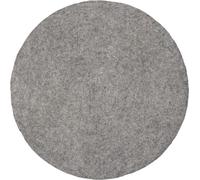 Mono Rond Tapis en feutre Ø 160 cm myfelt Carl (gris chiné) - 7426899632956