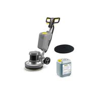 Monobrosse KÄRCHER BDS 43/DUO C - Pack complet prêt à l'emploi pour le nettoyage intensif des sols encrassés avec réservoir, pad noir et RM 752