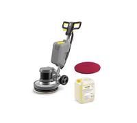 Monobrosse KÄRCHER BDS 43/DUO C - Pack prêt à l'emploi pour le nettoyage en profondeur des sols durs avec réservoir, pad rouge et RM 754 ASF
