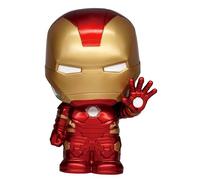 Tirelire Marvel Iron Man Officielle 3D en PVC Étanche et Anti-Chocs - Figurine Décorative de Collection, Boîte à Monnaie, Organiseur de Bureau, Idée Cadeau