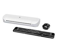 monolith OL 141-S - Kit de plastification 4 en 1 avec règle de coupe, kit de plastification avec arrondisseur de coins et 20 films de plastification