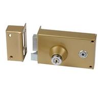 Monopoint en applique Bloctout horizontale fouillot gauche - BRICARD - 362014 Noir G
