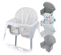 Housse d'assise point rose chaise haute