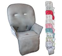 Housse assise chaise haute - gris