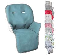 Housse assise chaise haute - bleu