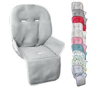 Monsieur Bébé – Housse d'assise pour chaise haute gamme Ptit – Grise