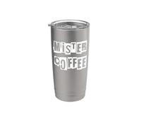 Monsieur Coffee Gobelet isotherme en acier inoxydable double paroi