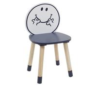 Monsieur Madame Chaise en Bois pour Enfant Monsieur Heureux, Multicolore, cm