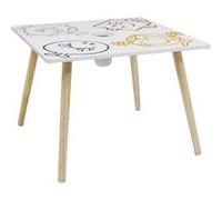 Monsieur Madame - Table pour enfants avec pot à crayon intégré Monsieur Madame blanc G