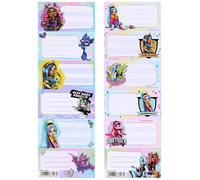 Monster High Autocollants pour cahiers, autocollants pour cahiers d'école, SET 12 stickers (Monster High)