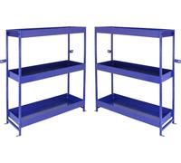 Monster Racking 2 x aménagement de véhicules en bleu