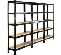 Monster Racking 3 étagères T-Rax Étagères haute performance Étagères pour charges lourdes Étagères de stockage Étagères de garage Étagères en acier Étagères industrielles Étagères d'atelier Étagères à
