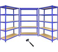 Monster Racking 3 étagères T-Rax Étagères haute performance Étagères pour charges lourdes Étagères de stockage Étagères de garage Étagères en acier Étagères industrielles Étagères d'atelier Étagères à