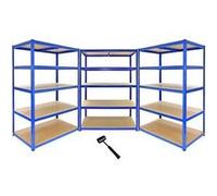 Monster Racking - 3 Rayonnages T-Rax Bleus 120cm x 60cm x 180cm Bleu G