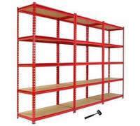 Monster Racking 3 x Z-Rax : rayonnage pour charges lourdes, rayonnage d'atelier, rayonnage d'entrepôt, rayonnage de garage, rayonnage industriel, rayonnage métallique, rayonnage en acier, rayonnage de