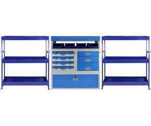 Monster Racking Équipement universel pour véhicules Acier - Bleu