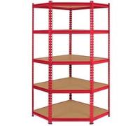 Monster Racking Z-Rax : étagère d'angle, étagère d'angle en acier, étagère pour charges lourdes, étagère de stockage, étagère de garage, étagère en acier, étagère industrielle, étagère d'atelier, étag